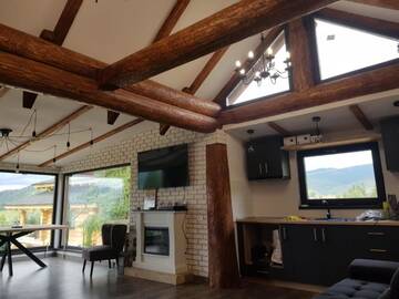 Фото номера Шале с двумя спальнями Шале CABANA CEITREI - MOUNTAIN VIEW GIUMALAU г. Cozăneşti 15